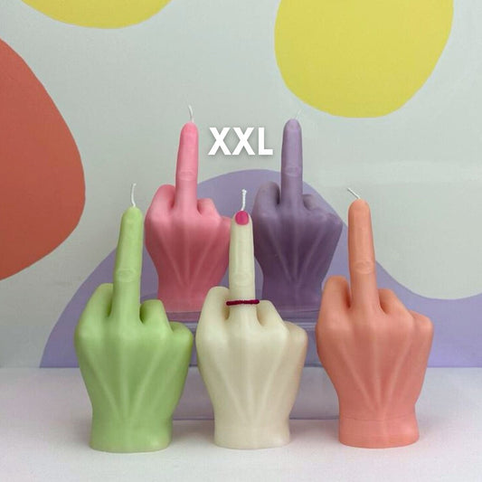 XXL MIDDLE FINGER CANDLE