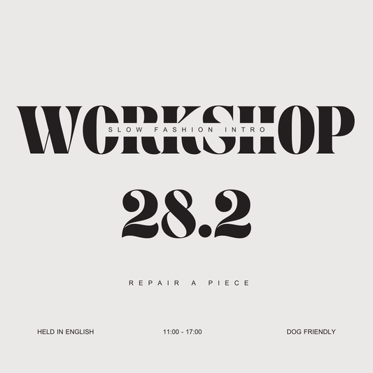 Sunday Atelier | Feb 28: Slow Fashion Introduction + Repair a Piece!
