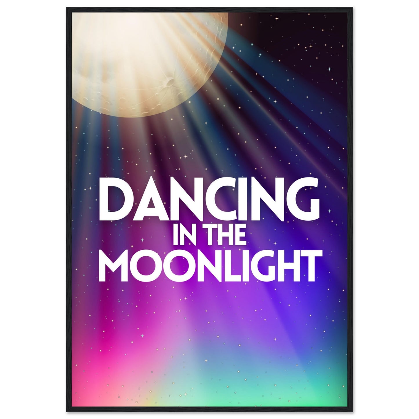 Dancing In The Moonlight Poster Framed