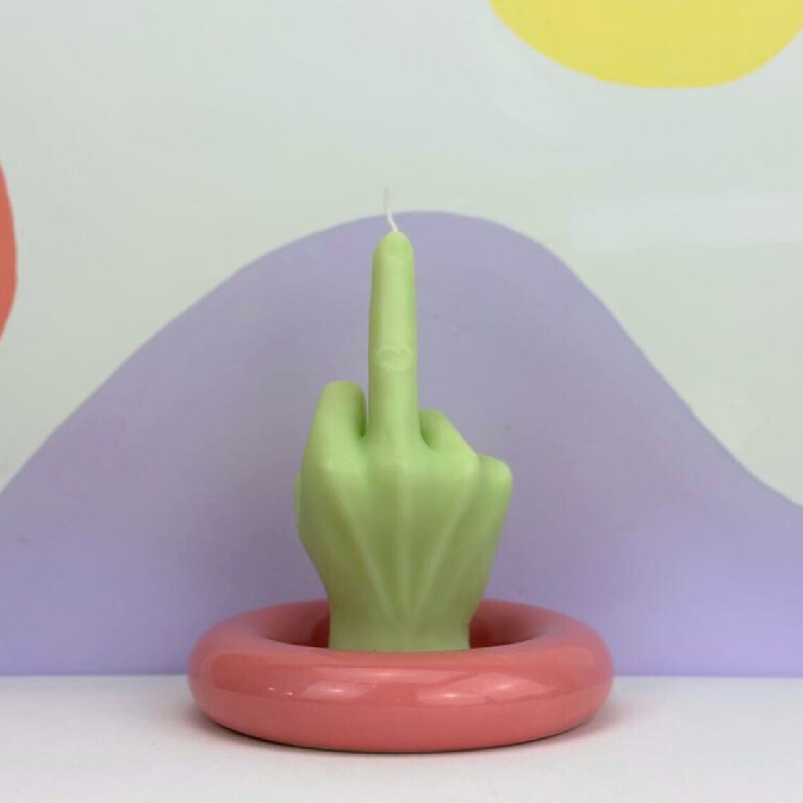 XXL MIDDLE FINGER CANDLE