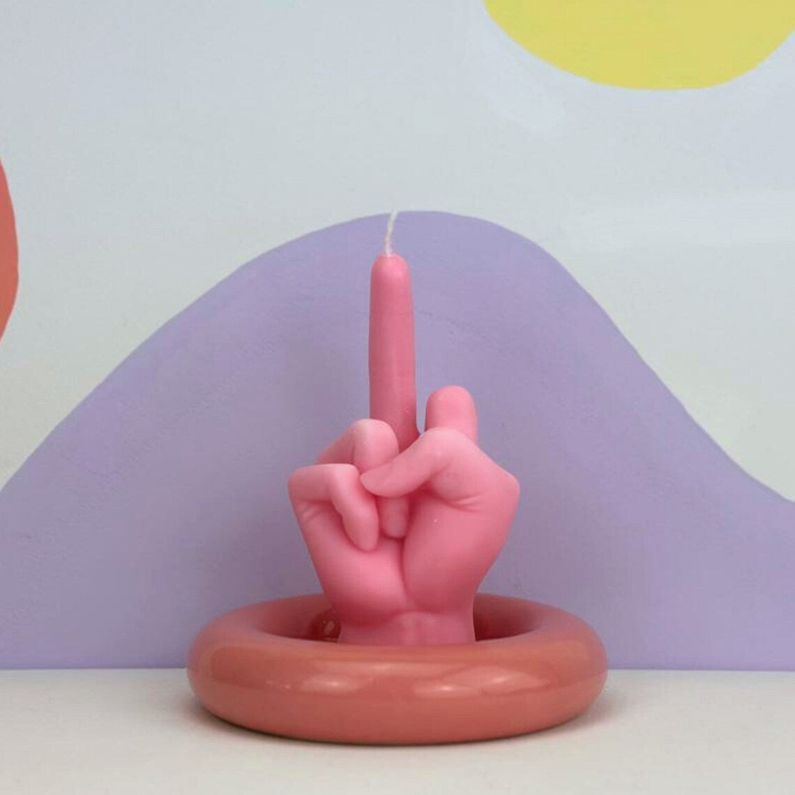 XXL MIDDLE FINGER CANDLE