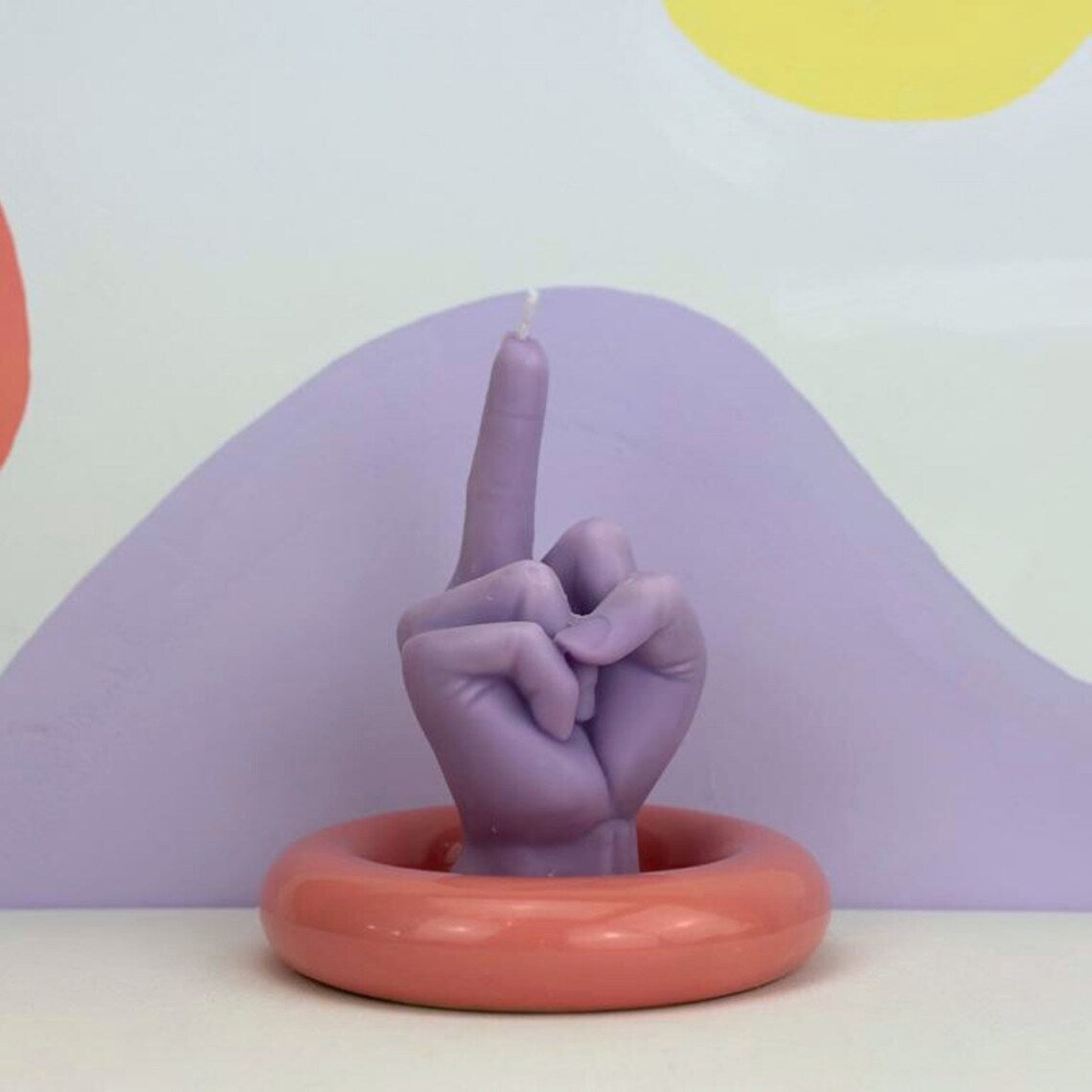 XXL MIDDLE FINGER CANDLE