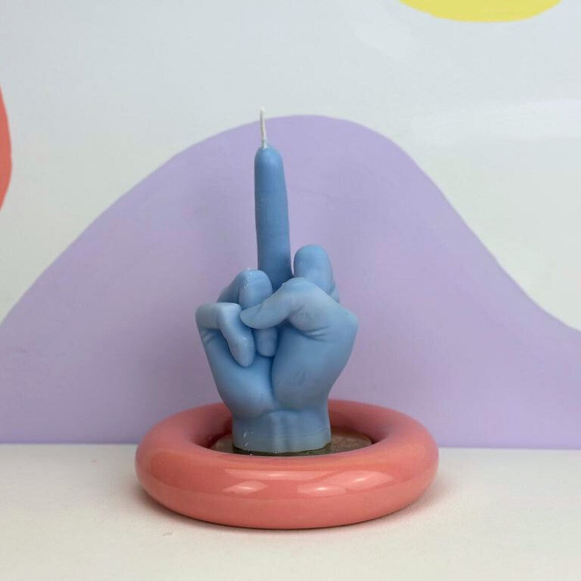 XXL MIDDLE FINGER CANDLE